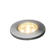 Mini LED Bodeneinbaustrahler 3er-Set IP44 in modernem Design mit warmem Licht für Außenbereich.