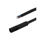 Mini-Plug Anschlussfassung weiblich 1m 2x0.75 Schwarz max. 24V/6A Kabeltyp VDE H03VVH2-F