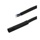 Mini-Plug Anschlusskabel männlich 1m 2x0.75 schwarz max. 24V/6A mit offenem, abisolierten Kabelende.