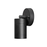 Modena Energiespar Wandspot schwenkbar Schwarz, klares Glas