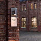 Modena Number Din A4 House Number Light rustfrit stål