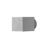 Outside wall light Modena Square gray, clear glass