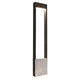 Moderne LED-pullertlampe Bridge 100 cm 640 lm mørkegrå med moderne design og varmhvidt lys.