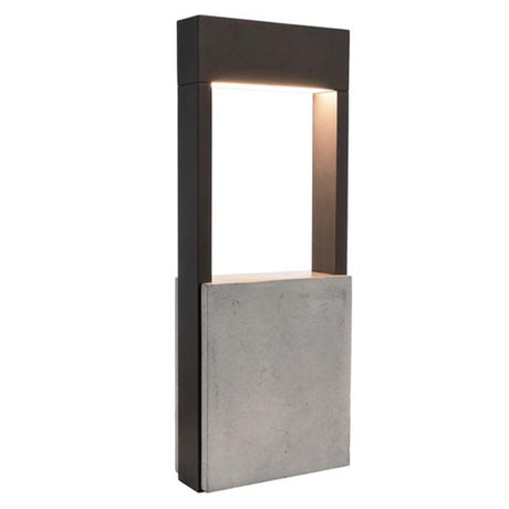 Applique a colonnina moderna LED Bridge 45 cm 480 lm grigio scuro - elegante illuminazione da giardino in grigio scuro.