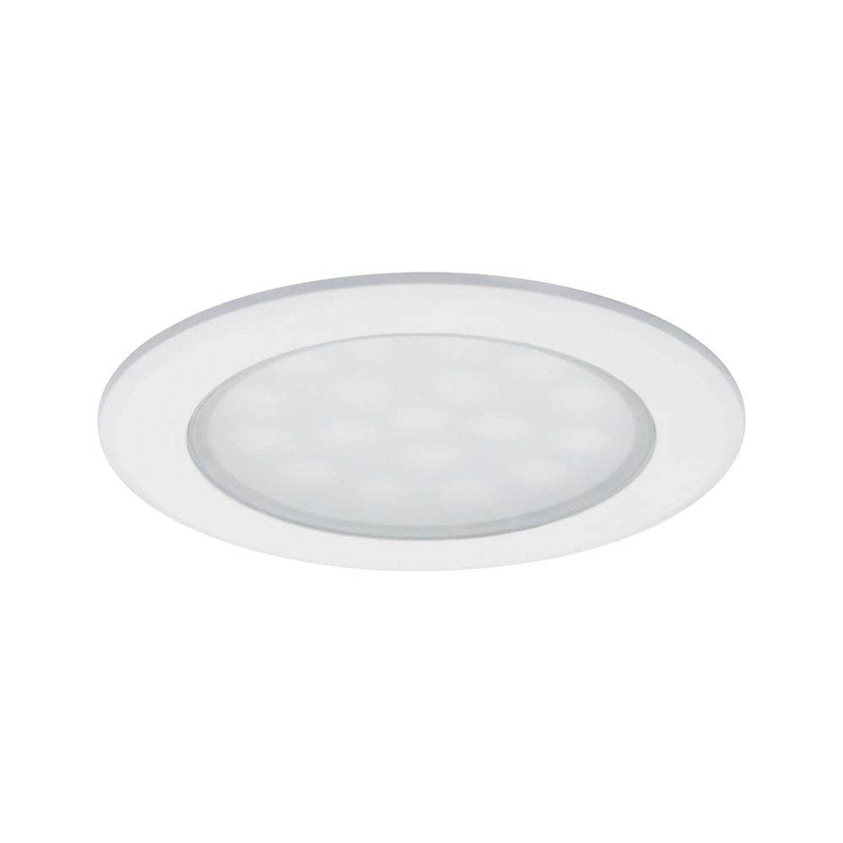 Möbel EBL Set rund LED 2x2,5W 6VA 12V 3000K Weiß Alu