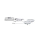 Möbel EBL Set rund LED 2x2,5W 6VA 12V 3000K Chrom Alu