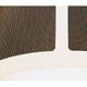 Apollo LED Deckenlampe Ø 45cm Textil Anthrazit Dimmbar Detailansicht des schattierten Stoffcovers.
