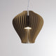 Lamella Fragola Pendelleuchte GU10 in modernemDesign mit beleuchtetem Innenrand.