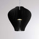 Moderne Lamella Fragola Pendelleuchte GU10 in elegantem Schwarz, ideal für stilvolle Inneneinrichtung.