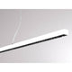 Lens Double Büro Hängeleuchte 11480lm up & down Weiß Sensor – elegante, schlanke Aluminium Hängeleuchte mit Sensor.