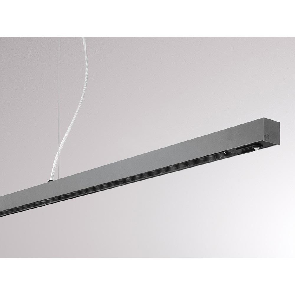 Lens dubbele kantoor hanger lamp 11480LM zwarte sensor