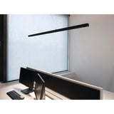 Lens dubbele kantoor hanger lamp 11480LM zwarte sensor