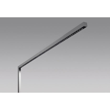 Lens Double office floor lamp aluminum anodized with sensor