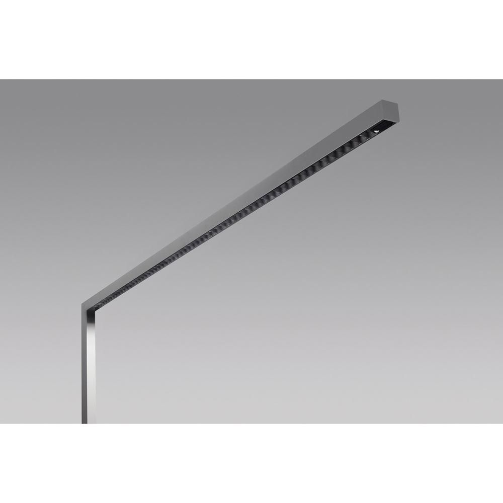 Lens Single Office Floor Lamp 6100Lmalu-Anodized