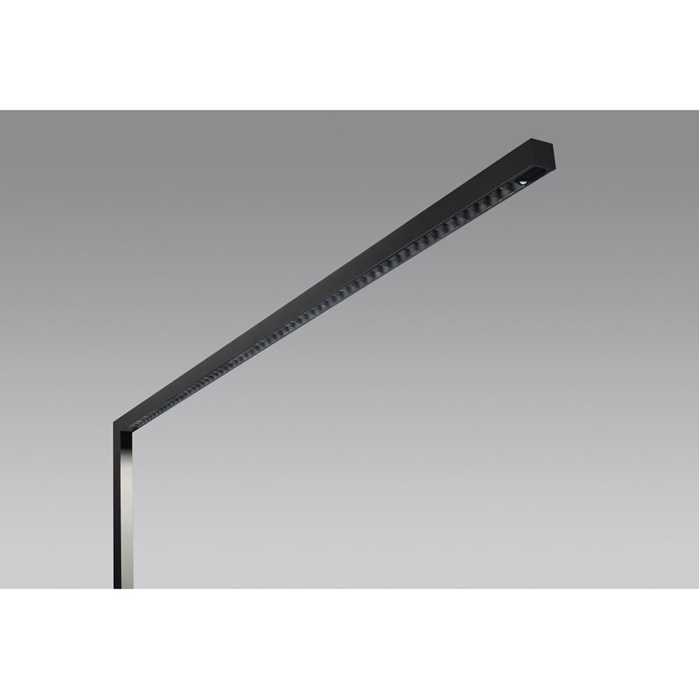 Lentille simple de bureau de bureau 6100lm noire dimmable