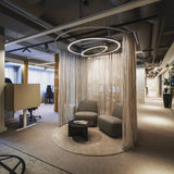 Rinq LED -ringlampa Ø 150 cm svart dali dimbar