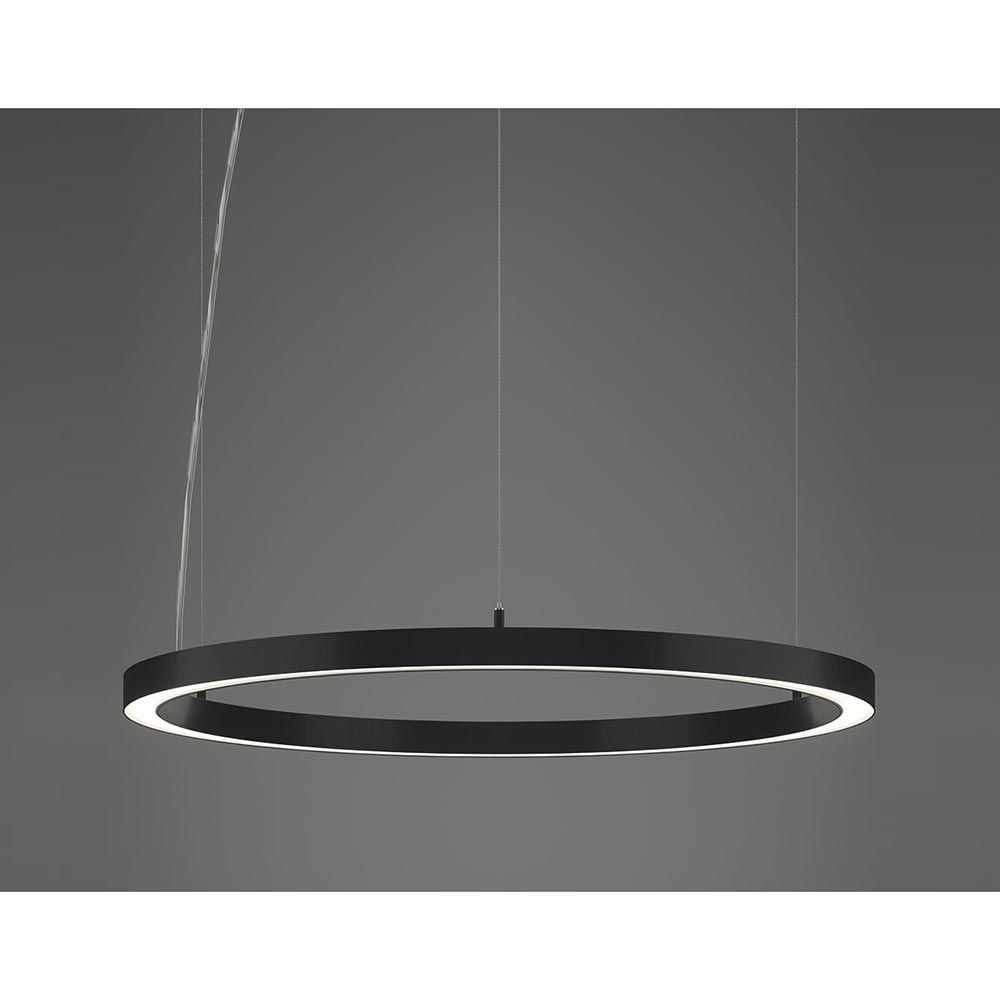 Rinq LED suspendu lampe à lampe Ø 150 cm noir direct et indirect