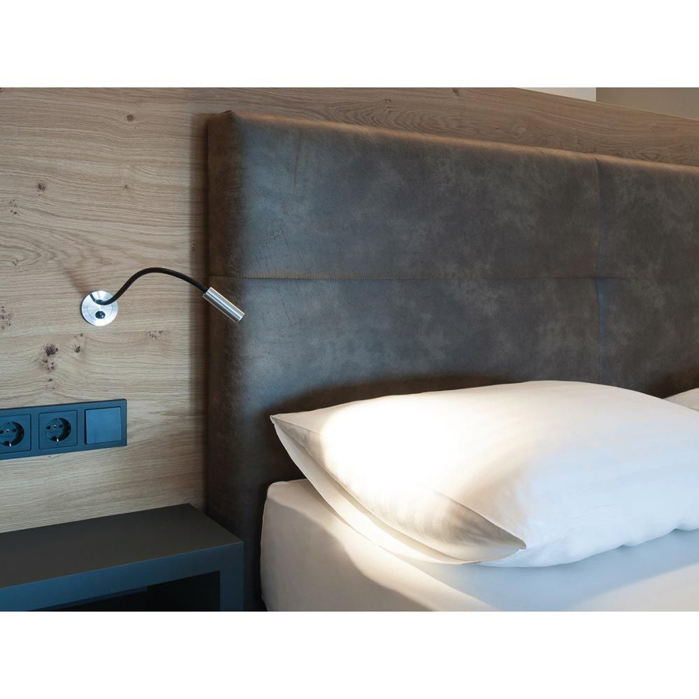 Zhoom LED reading light 10 ° - 60 ° focusable white, black
