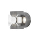 Monza LED Außen-Wandleuchte massives Aluminium an einer Wand montiert, modernes Design mit einem eleganten Look.