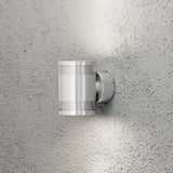 Monza LED outdoor wall light with double light cone