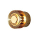 Monza LED Effekt Außen-Wandleuchte Bronzefarben mit elegantem Design und warmem Licht.