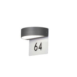 Monza LED House Number Light, incluindo dígitos