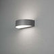Monza LED Hausnummernleuchte inkl. Ziffern an einer Wand montiert, anthrazit, stilvolles Design.