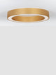 Morbido LED Deckenleuchte Ø 60cm 2700, 4000K in elegantem Messing Gold mit modernster LED-Technologie.