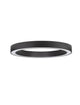 Morbido LED Deckenleuchte Ø 80cm 2700, 4000K schwarze ringförmige Deckenleuchte minimalistisch, mattes Finish, gleichmäßige diffuse Beleuchtung