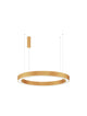 Morbido LED Pendelleuchte Ø 100cm 2700, 4000K in Gold mit modernem Design und integrierter Lichtquelle.