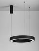 Morbido LED Pendelleuchte Ø 60cm 2700, 4000K in elegantem Schwarz mit harmonischer Lichtverteilung.