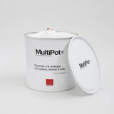 Rotaliana Multipot+ Lampe de table Câble-conteneur + station de charge Chrome