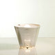 Rotaliana Multipot+ Tischleuchte Kabelcontainer + Ladestation Chrom elegante Tischleuchte in silberner Farbe