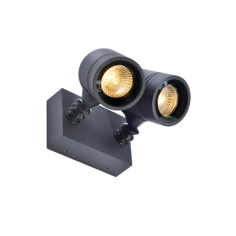 Nuova lampada da parete murale Myra Silver Grey 2XGU10 Max