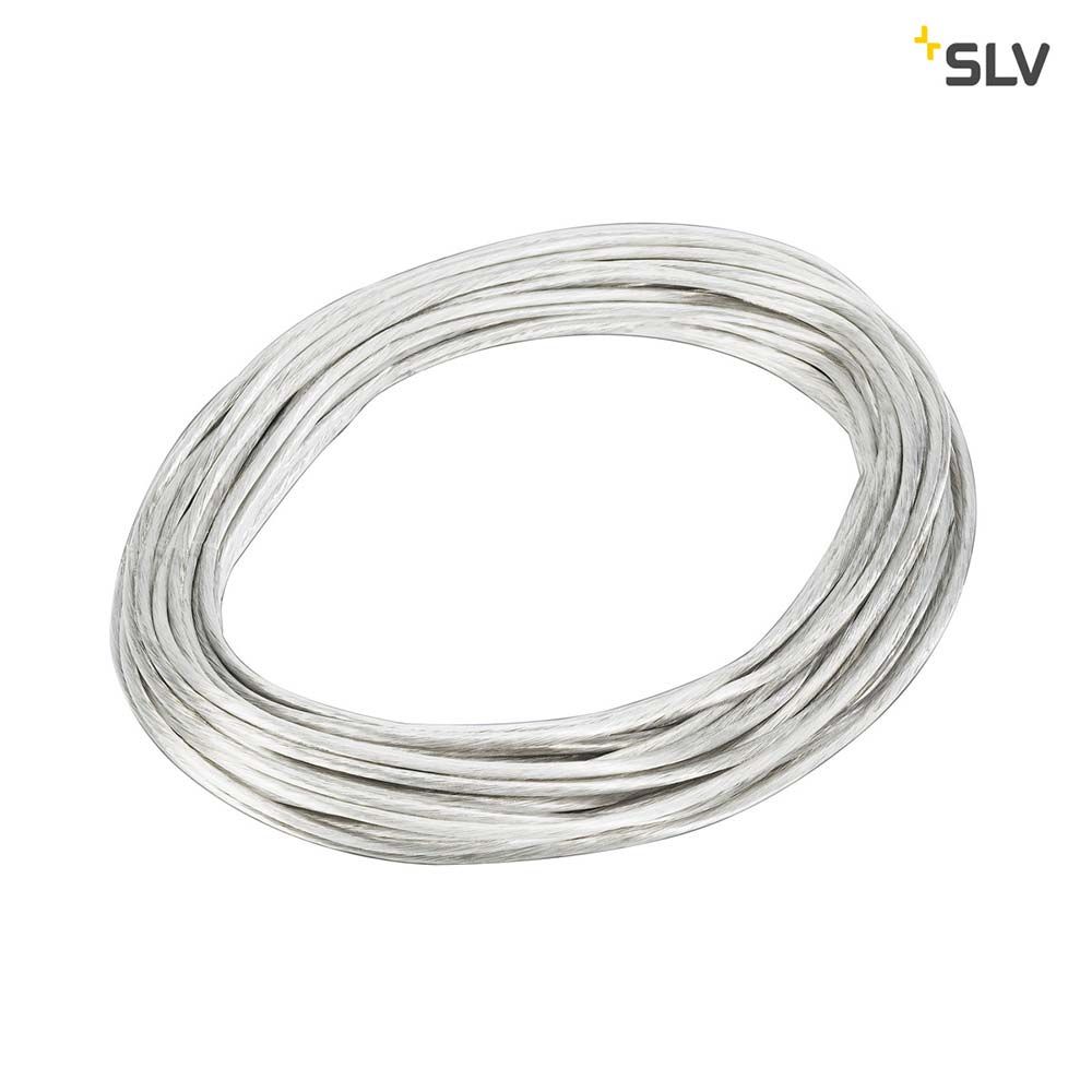 12V-Seil für Tenseo 12V-Seilsystem Weiß 6mm² 20m aufgerollt, Niedervoltseil für die Beleuchtung.