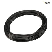 12V-Seil für Tenseo System, schwarz, 4mm², 20m Rolle, Frontansicht
