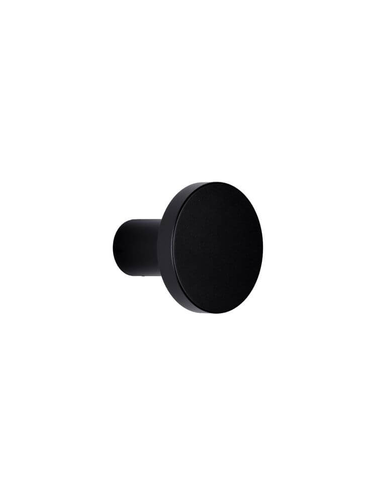 Nano Wandleuchte 3000K Schwarz – kompakte schwarze LED-Wandleuchte, rundes minimalistisches Design, warmweiß 3000K