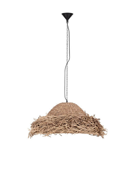 Natu hanger lamp E27 Seegras Brown