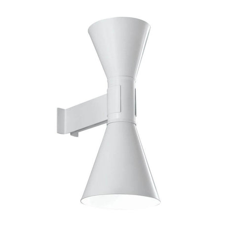Nemo Applique De Marseille vegglampe Up&Down i elegant hvit med opp- og nedlys.