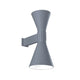Nemo Applique De Marseille Wandlampe Up&Down in grau, moderne Wandleuchte mit up & down Lichtaustritt.