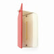 Nemo Applique À Volet Pivotant Plié LED Wandlampe 26x34 in rot mit verstellbarem Diffusor