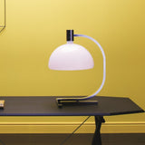 Nemo As1C lámpara de mesa Albini con pantalla de cristal