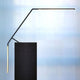 Nemo Bird LED Tischlampe mit Gestensteuerung, moderne Tischleuchte aus Aluminium und Messing.