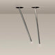Nemo Canna Nuda 50cm LED Einbau-Deckenspot in schlichtem Design mit metallischen Zylindern.
