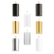 Verschiedene Lampenschirme in Schwarz, Gold, Weiß und Chrom für die Nemo Crown-Serie, modulares Design.