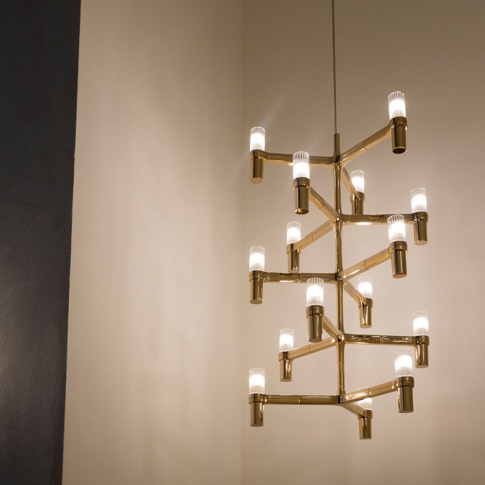 Nemo Crown Multi Pendellampe 15-flg. Ø 46cm