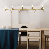 Nemo Crown Plana Linea Esstischlampe 10-flg. 168cm