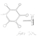 Skizze der Nemo Crown Plana Pendelleuchte mit modularer Form inspiriert von Schneekristallen.