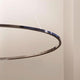 Nemo Ellisse Major Up LED Hängelampe 133x70cm indirekt in gebürstetem Aluminium, stilvolles Design mit indirektem Licht.