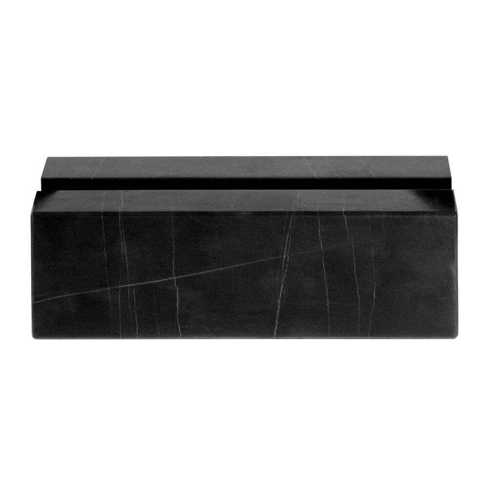 Nemo Ellisse Marmorfuss in Schwarz für Stehleuchte, elegantes Design und stabiler Halt.